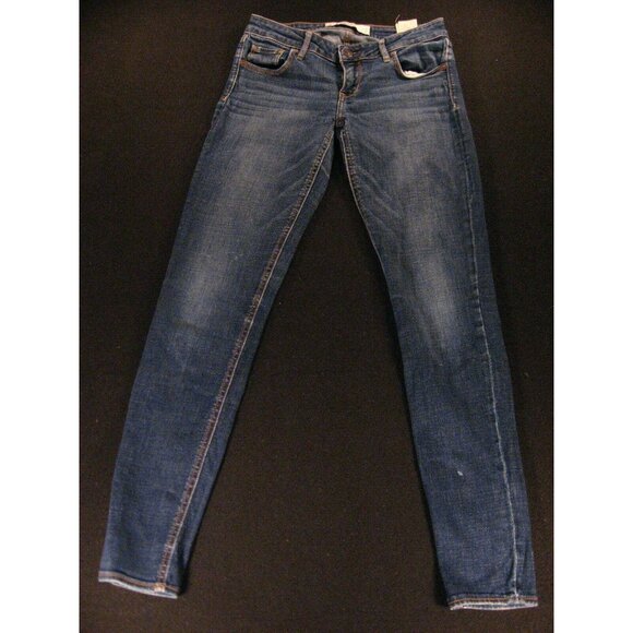 Abercrombie & Fitch Womens Jegging tag: 2R; 26 X 29 Blue Stretch Skinny